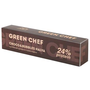 Конфеты Green Chef Choco&Bubbles Halva протеиновые с шоколадом 36г - купить, цены на Grono - фото 2
