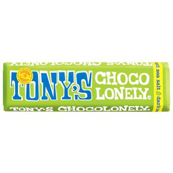 Tony's Dark Chocolate Bar with Almonds and Sea Salt 47g