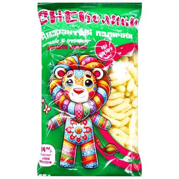 Палочки амарантовые Healthy Generation Снеколики со стевией 45г