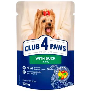 Club 4 Paws Premium Small Breeds Adult набір вологого корму для собак 18+6 шт х 100 г - качка - купити, ціни на MasterZoo - фото 3