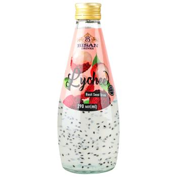 Bisan Drinks Lychee Basil Seed Juice Drink 290ml - buy, prices for Chudo Market - photo 1