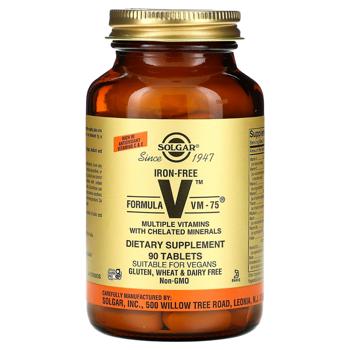 Solgar Formula VM-75 Iron-Free Multivitamin and Minerals 90 tablets - buy, prices for Biotus - photo 1