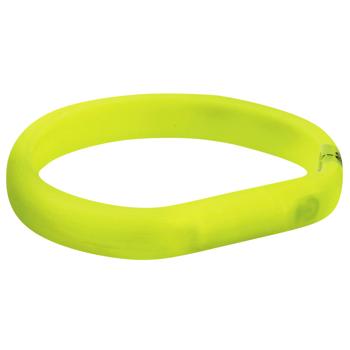 Trixie Flash Light Ring USB Silicone Collar for Dogs M-L 50cm/18mm Green - buy, prices for MasterZoo - photo 1
