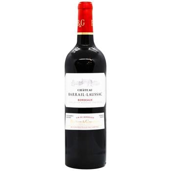 Вино Barton & Guestier Chateau Barrail Lausac красное сухое 12% 0,75л - купить, цены на КОСМОС - фото 1