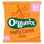 Палички кукурудзяні з морквою органічні (з 6 місяців) 20г, Organix
