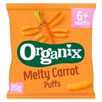 Палички кукурудзяні з морквою органічні (з 6 місяців) 20г, Organix - купити, ціни на Grono - фото 1