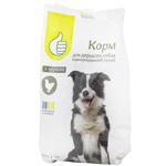 Auchan Dry Food with Chicken for Adult Dogs 800g