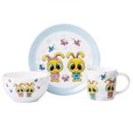 Ardesto Bunnies Children's Tableware Set 3 items