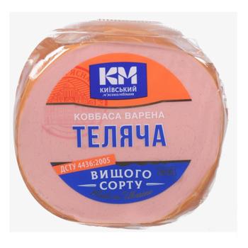Колбаса Київський М'ясокомбінат Телячья вареная высший сорт - купить, цены на Таврия В - фото 1