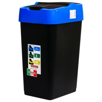 Heidrun Push&Up 1341 Trash Can 18l 29х23х43cm - buy, prices for ULTRAMARKET - photo 1