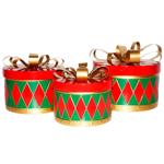 Набір металевих коробок 3шт Подарунок 152-035 BONADI 1 шт