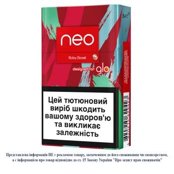 Стики табакосодержащие Neo Demi Ruby Boost 20шт - купить, цены на Cупермаркет "Харьков" - фото 1