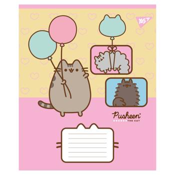 Зошит Yes Pusheen Candy лінія 12 аркушів в асортименті - купити, ціни на - фото 3