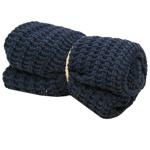 Provence Cotton Blue Knitted Pillowcase 45*45cm