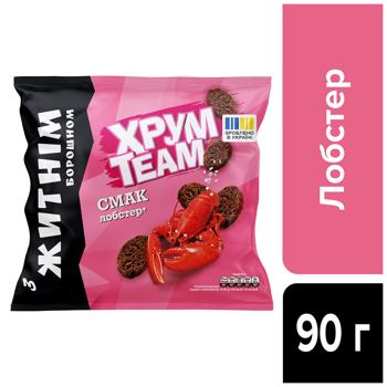 Сухарики ХрумTeam ржаные со вкусом лобстера 90г - купить, цены на КОСМОС - фото 2
