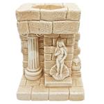 Sea Fortress Plaster Candlestick