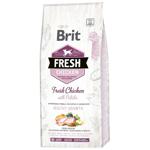 Brit Fresh Healthy Growth Dry Food with Chicken and Potato for Puppies of All Breeds 12kg