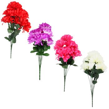 Квіти штучні в асортименті 0816-1 - купити, ціни на КОСМОС - фото 1