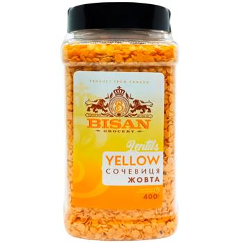 Сочевиця Бісан 400г жовта пл/б - купить, цены на Cупермаркет "Харьков" - фото 1