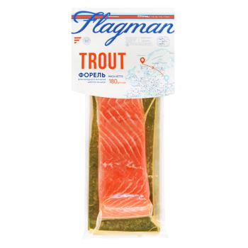 Flagman Cold Smoked Trout Fillet Piece 180g - buy, prices for MegaMarket - photo 1