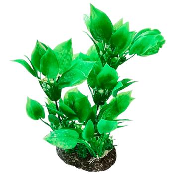 MasterZoo Leaves with Flowers on Stone Aquarium Decoration 22cm - buy, prices for MasterZoo - photo 1