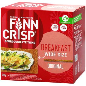 Finn Crisp Original Sourdough Rye Thins Wide Size 300g - buy, prices for Epicentr FOOD - photo 1