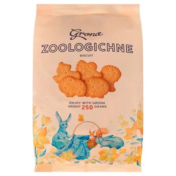 Grona Zoolohichne Cookies 250g - buy, prices for Supermarket "Kharkiv" - photo 1