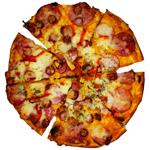 Пицца Auchan Кватро Карни охлажденная 535г