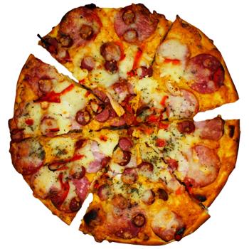 Піца Auchan Кватро Карні охолоджена 535г