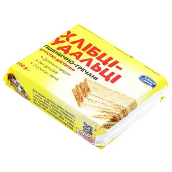 Khlibtsi-Udaltsi dietary wheat-buckwheat crispbread 100g - buy, prices for Tavria V - photo 2
