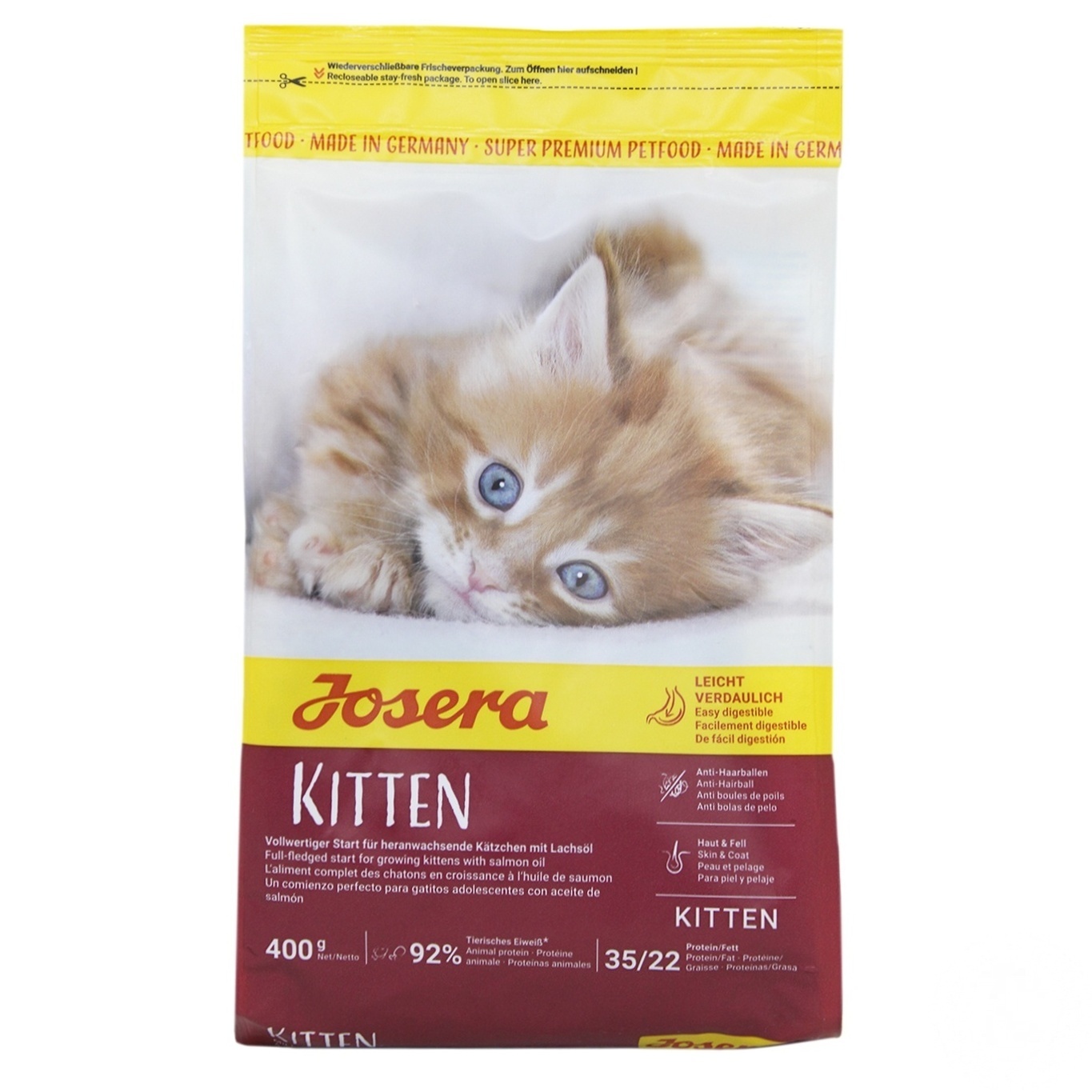 

Корм сухой Josera Kitten для котят 400г