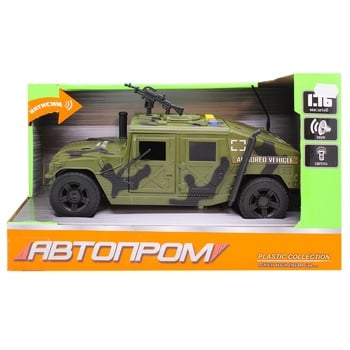 Avtoprom Toy Military Car 23.5х12х12cm 7910A assortment