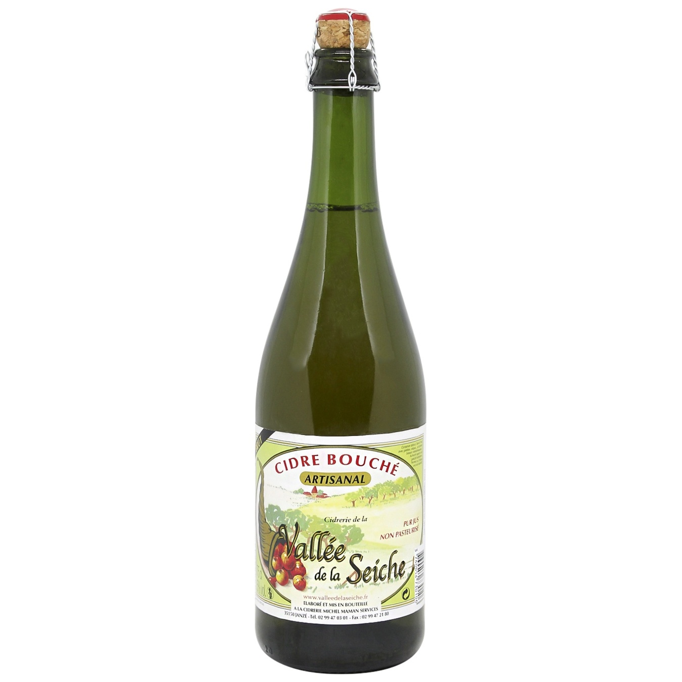

Сидр Vallee de la Seiche Bouche Artisanal Brut 5% 0,75л