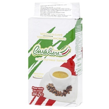 Кава Cavaliere 250г мел. Italian Espresso (Італія) - купити, ціни на КОСМОС - фото 1
