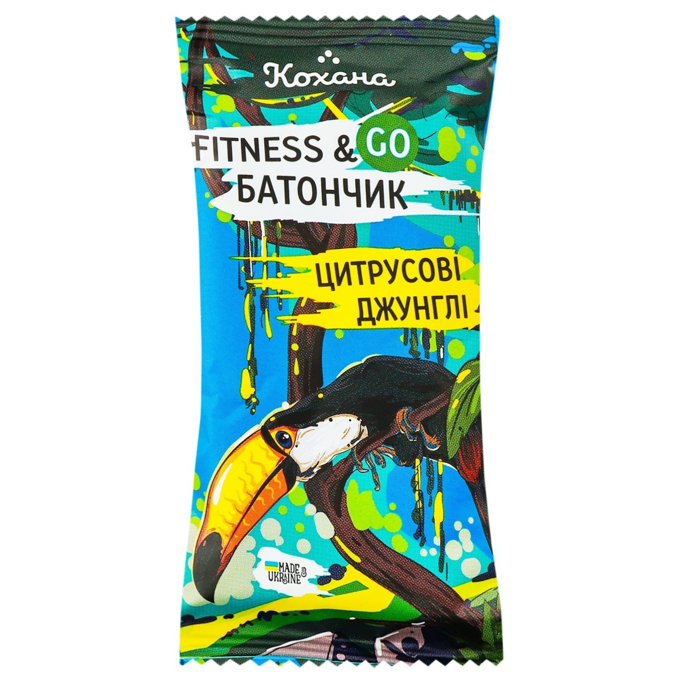 

Батончик Кохана Fitness&Go Цитрусовые Джунгли Кумкват 40г