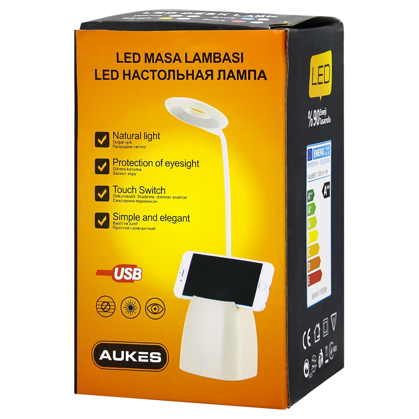 

Лампа Aukes настольная LED 3Вт в ассортименте