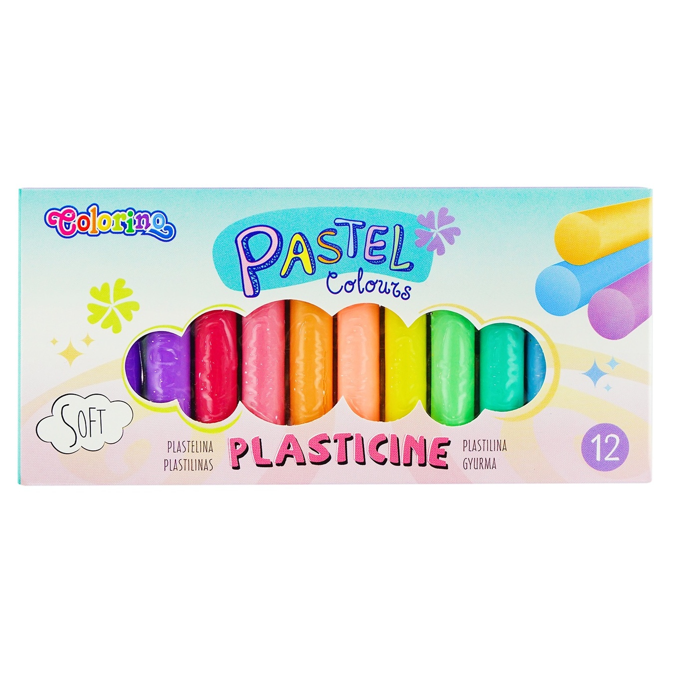 

Пластилин Colorino Pastel мягкий 12 цветов 12шт