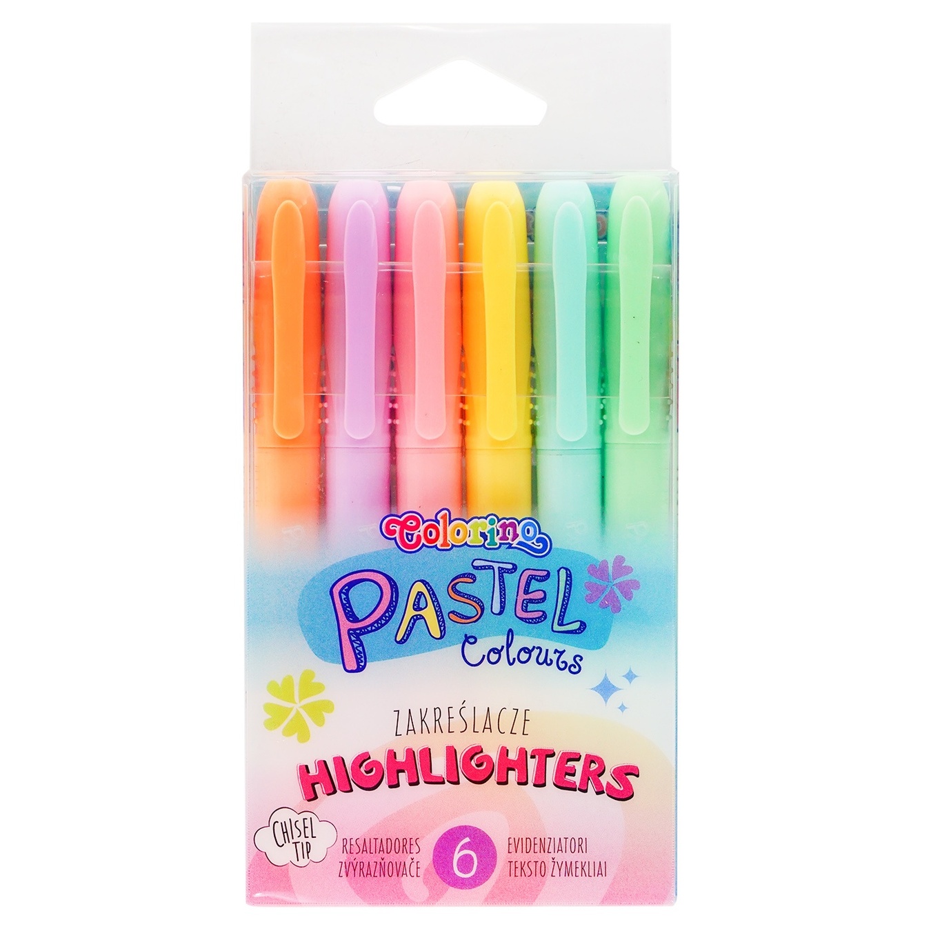 

Маркеры Colorino Pastel 6 цветов 6шт