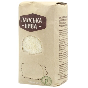 Panska Nyva Long Grain Parboiled Rice 1kg - buy, prices for EKO Market - photo 2