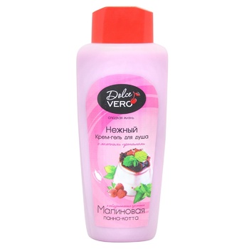 Dolce Vero Shower Cream-gel Raspberry Panna-cotta 330ml - buy, prices for NOVUS - photo 1