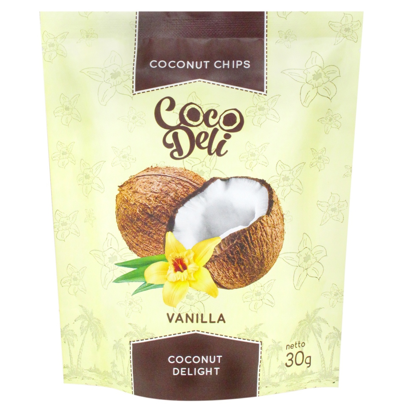 

Чипсы кокосовые Coco Deli с ванилью 30г