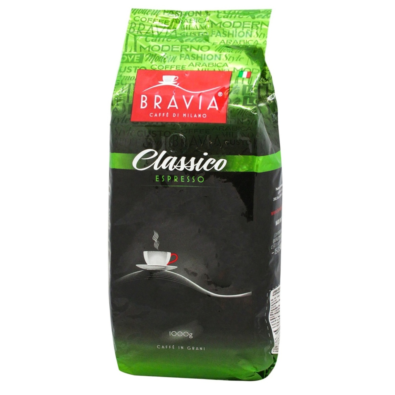

Кофе Bravia Classico в зернах 1кг
