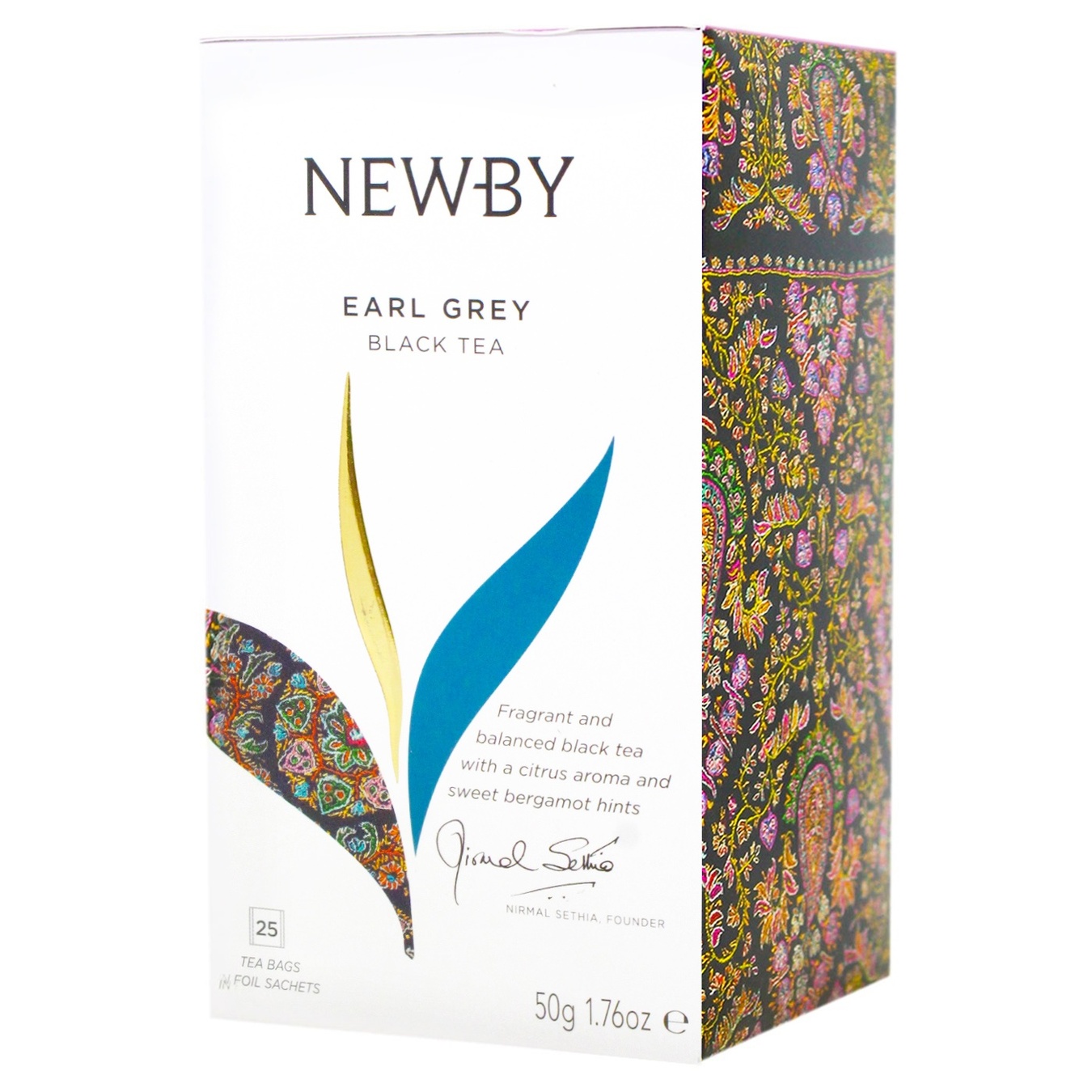 

Чай черний Newby Earl Grey 25шт*2г