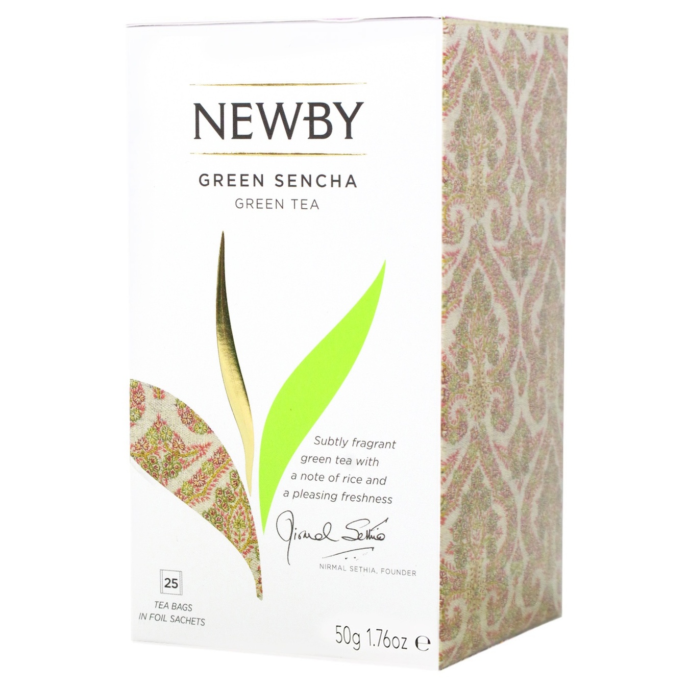

Чай зеленый Newby Green Sencha 25шт*2г