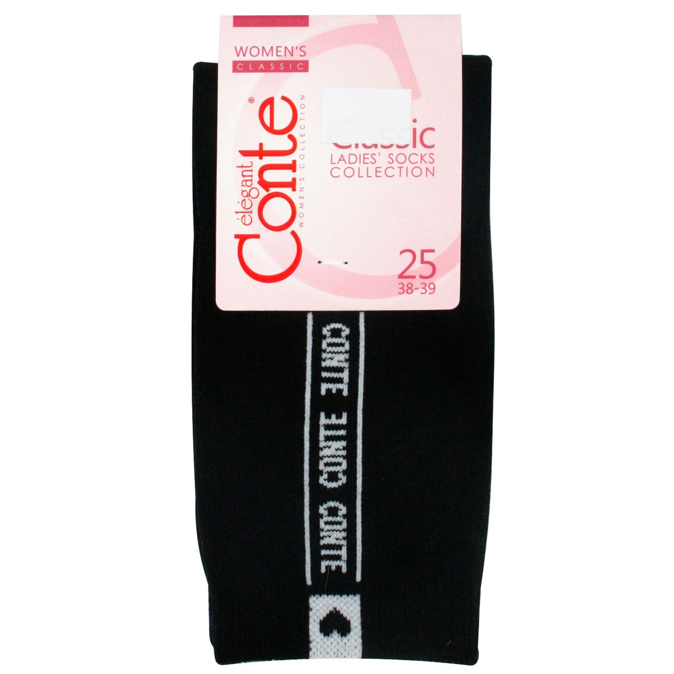 

Носки Conte Elegant Classic женские хлопковые черные 25р