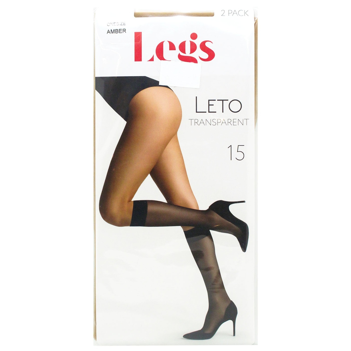 

Гольфы Legs Letto женские amber 15ден 2 пары