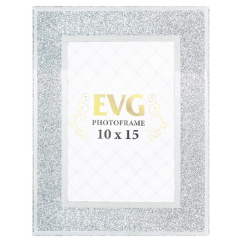 EVG Fancy Photo Frame 10x15cm Silver 0048 - buy, prices for ULTRAMARKET - photo 1