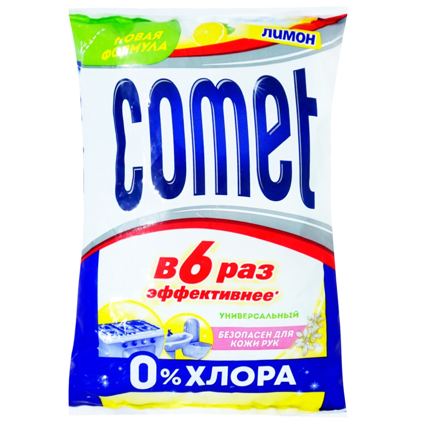 

Средство Comet Лимон чистящий порошок без хлора 350г