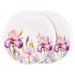 Lefard Irises Plate 20.5cm 2pcs