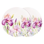 Lefard Irises Plate 26cm 2pcs
